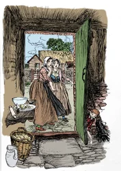 Illustration by Arthur Rackham for A Midsummer Night