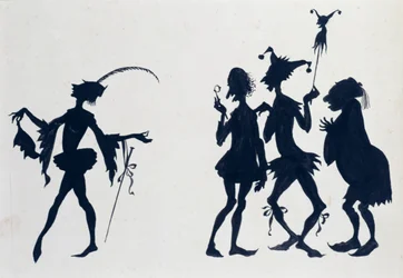Illustration from The Sleeping Beauty, edition by C.S. Evans, published 1920