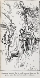 Illustration of Ganymede from As You Like It