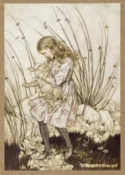 It grunted again so violently that she looked down into its face in some alarm (from Alice