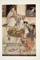 New Lamps for Old, from The Arthur Rackham Fairy Book