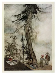 The Fir-Tree and the Bramble, illustration from 