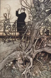 The Kensington Gardens are in London, where the King lives, from Peter Pan in Kensington Gardens by J M Barrie