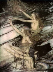 The Rhine Maidens, from Siegfried and The Twilight of the Gods by Richard Wagner