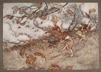 There is almost nothing that has such a keen sense of fun as a fallen leaf, from Peter Pan in Kensington Gardens by J.M. Barrie, pub. 1906