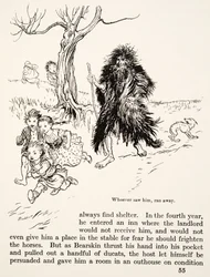 Whoever Saw Him Ran Away, from Little Brother & Little Sister and Other Tales by the Brothers Grimm, pub.1917