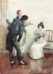 Illustration for Northanger Abbey by Jane Austen