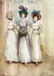Illustration for Northanger Abbey by Jane Austen