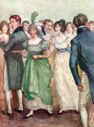 Illustration for Northanger Abbey by Jane Austen
