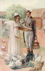 Illustration for Northanger Abbey by Jane Austen