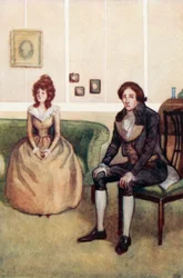Illustration for Sense and Sensibility by Jane Austen