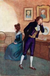 Illustration for Sense and Sensibility by Jane Austen