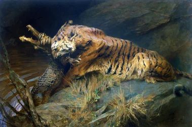 Tiger and Crocodile