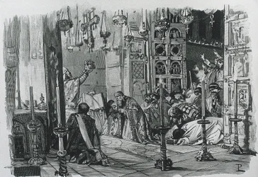 Coronation of Charlemagne as Holy Roman Emperor