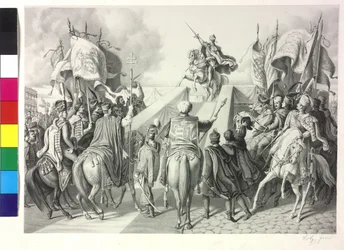Coronation of Ferdinand I of Austria as King of Hungary in Bratislava on 28 September 1830