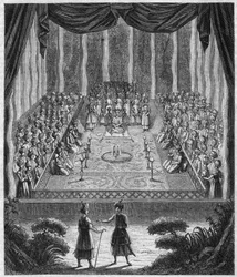 Coronation of Soliman, Shah of Persia, September 25