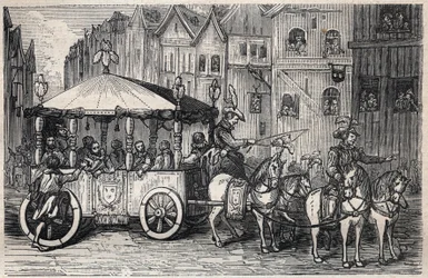 Death of Henri IV: Assassination of Henri IV on 14 May 1610 by Francois Ravaillac