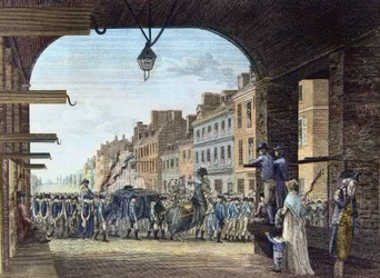High Street, From the Country Market-place, with the Procession