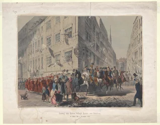 Moving of the Baron Jellacic Ban of Croatia