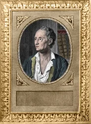 Portrait of Denis Diderot, French Writer and Philosopher