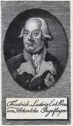 Portrait of Frederic-Louis by Hohenlohe-Ingelfingen