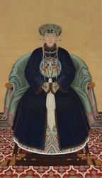 Portrait of Lady Wanyan, Primary Wife of Prince Hongming