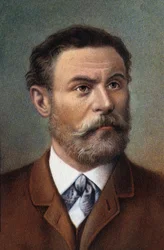 Portrait of Otto Lilienthal, German engineer