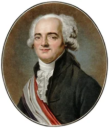 Portrait of Pierre Louis Manuel, French politician and deputy for the Seine at the National Convention.