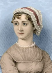 Portrait of the English Writer Jane Austen