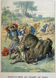 Pepin the Short at Champ de Mars around 750