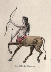 Representation of the Beast of Staneux Illustration