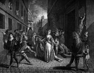 Representation of the commedia dell