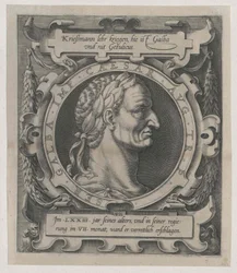 Roman Emperor Galba (print)