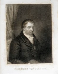 Schlegel, Friedrich von (1772-1829). German poet, critic and scholar. Critical leader of German Romanticism.
