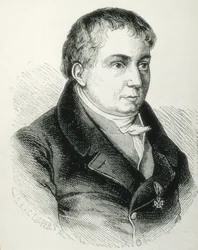 Friedrich von Schlegel (1772-1829). German Poet, Critic and Scholar. Critical Leader of German Romanticism. Engraving