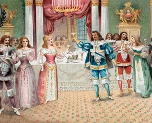 Violetta at Party with Baron Douphol, from La Traviata