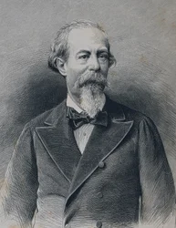 Zorrilla y Moral, Jose (1817-1893). Spanish Romantic Poet and Dramatist. Engraving
