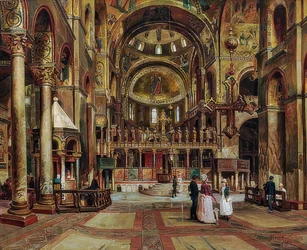 Inside the Basilica di San Marco, Venice