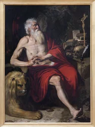Saint Jerome Meditating
