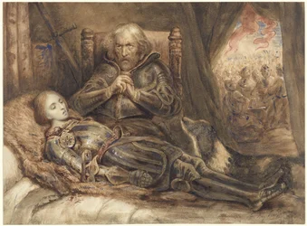 Eberhard von Württemberg Mourning His Son