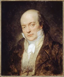 Portrait of Pierre-Jean Béranger (1780-1857), poet and songwriter.