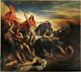 The Battle of Tolbiac Between the Alamans and the Franks of Siegbert