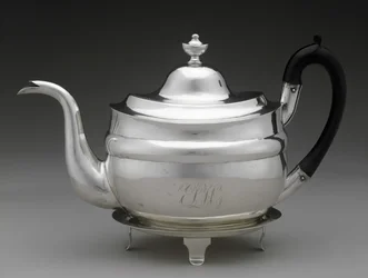 Teapot and Lid with Stand