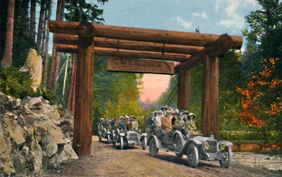 Entrance to Mount Rainier National Park, c. 1916