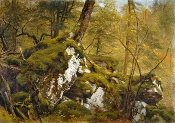 Study of a Wood Interior, c. 1855