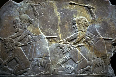 Ashurbanipal at the Battle of Til-Tuba