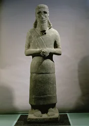 Statue dedicated to the god Haddad-Yishi