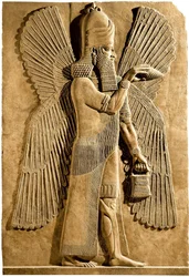 Winged Genie (Detail)