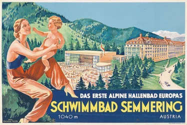 Semmering swimming pool, 1930s