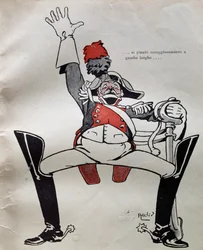 Police Officer in Full Uniform, from The Adventures of Pinocchio by Carlo Collodi
